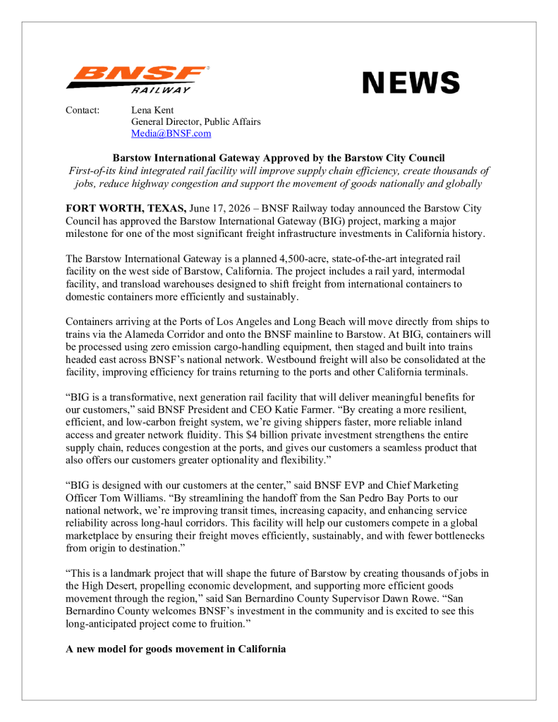 BIG Approval Release June 2026